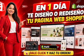 design or redesign your shopify website