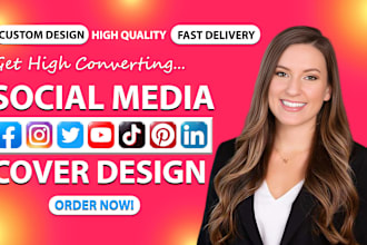 design a unique facebook cover photo, linkedin banner, youtube banner