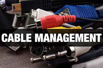 assist you in managing cables in any space needed