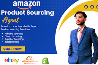 be your amazon product sourcing agent for china and alibaba sourcing for pl