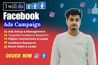 setup facebook ads and instagram ads campaigns