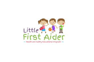 cartoon theme characters presents training kids logo