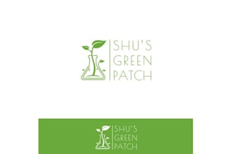 create fresh plant nature themed life science logo