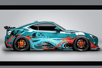 create professionally vehicle wrap design
