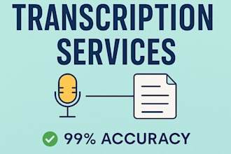 transcribe audio or video to text with 100percent accuracy