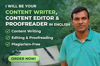 write, edit, develop, and proofread contents