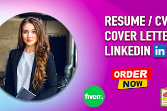 be professional CV maker,cover letters, linkedin profiles