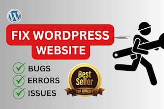 fix wordpress website errors, bugs, and issues