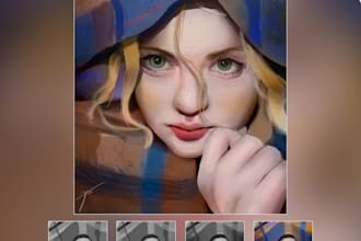 draw you a stylized portrait