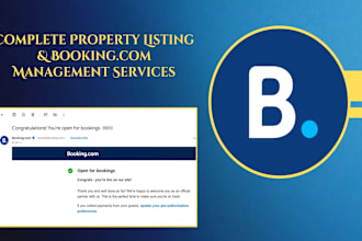 create listings and manage guest communication on booking com