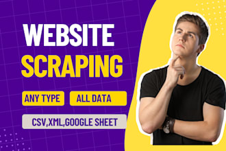 do web scraping, data mining any website upto 10k in 24h