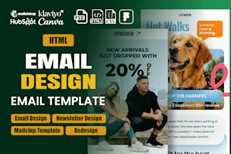 design HTML email template