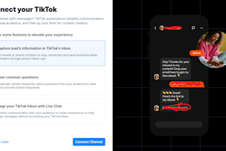 connect your tiktok with manychat