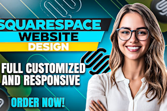 build squarespace website design or redesign website development squarespace