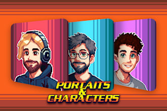 create pixel art characters and portaits