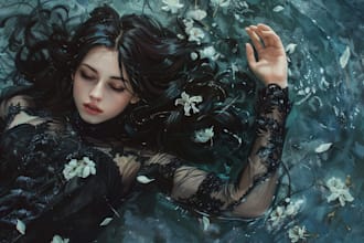 paint semi realistic fantasy art