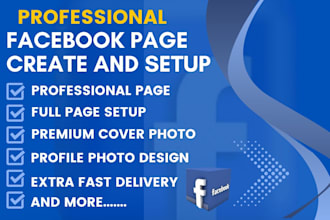 do facebook page create,setup and optimaiz