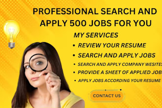 search and apply 500 jobs for you