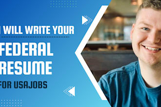 write a professional federal resume for usajobs