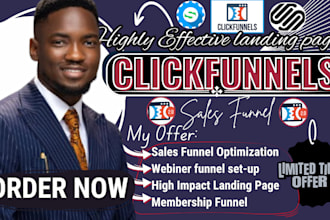build clickfunnels webinar funnel, landing page on wix, fix squarespace issues