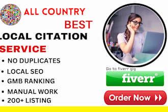 do USA, UK, canada, australia, germany, spain, local citations for all country