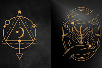 make mystical and esoteric logo for you