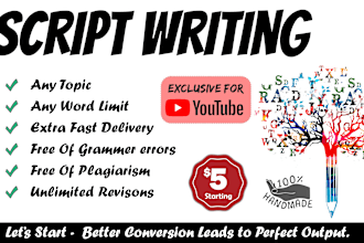 do video script writing