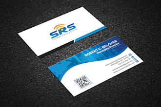 do 2 sides creative and professional business card design