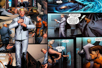 design comic book illustration superhero cartoon character design graphic novel