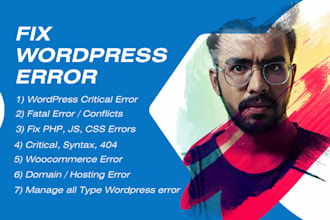 fix wordpress error or wordpress critical error without losing content
