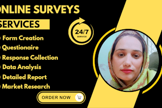 create and conduct online surveys to get 1000 respondents