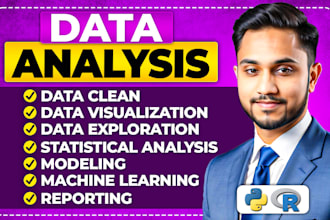 do data analysis, visualization and prediction using python