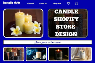 design candle shopify store lighting store candle website shopify candle store