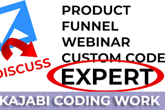 create custom coding solutions for kajabi sites
