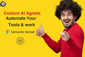 develop custom agents for you using ai semantic kernel