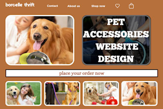 design pet shopify store dog cat pet care store animal pet dropshipping website