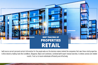 skip trace retail properties