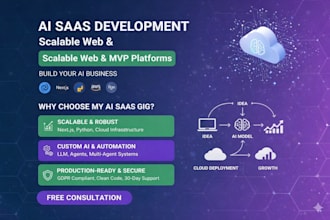 do ai saas development of scalable web applications and ai mvp platforms
