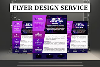 create professional business flyer, brochure design and product catalog