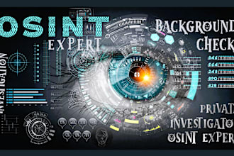 do osint, private investigator and background check