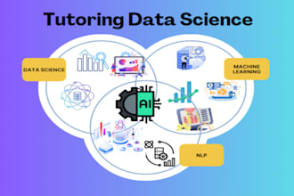 perform tutoring in data science, machine learning and nlp