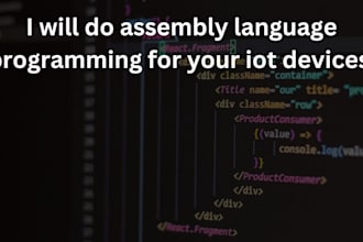 do assembly language programming for your iot devices