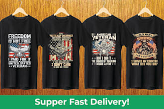 do military veteran t shirt design