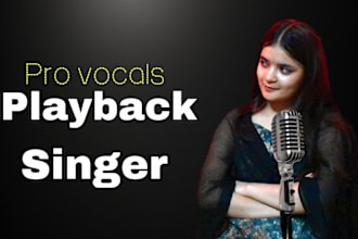 be your indian female singer in hindi, english and punjabi