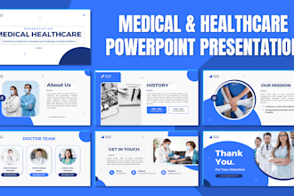 do high quality medical presentation slides with animation