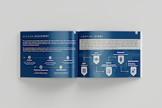 design your company brochure, booklet, or report design
