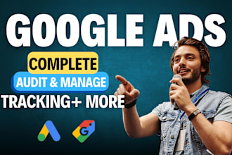 setup, optimize google ads campaign, PPC search,  adwords, shopping, pmax ads