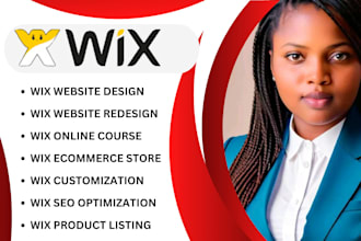 design wix or redesign a wix studio website design or wix online course website