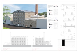 create architectural plan, section and elevation drawings