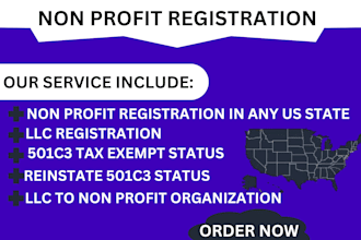 do non profit registration llc registration ein 501c3 tax exempt form 990 1023